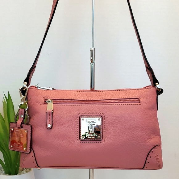 Tignanello Handbags - Tignanello Pink Crossbody Bag NWOT